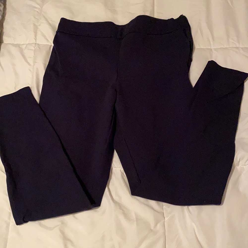 Navy blue dress pants skinny